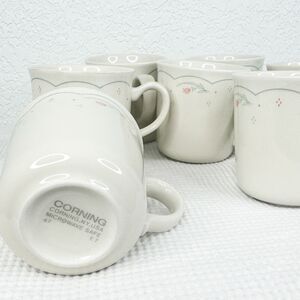 Corning by Corelle Vintage 90s Calico Rose 8oz Ceramic Coffee Tea Cup (7 avail)